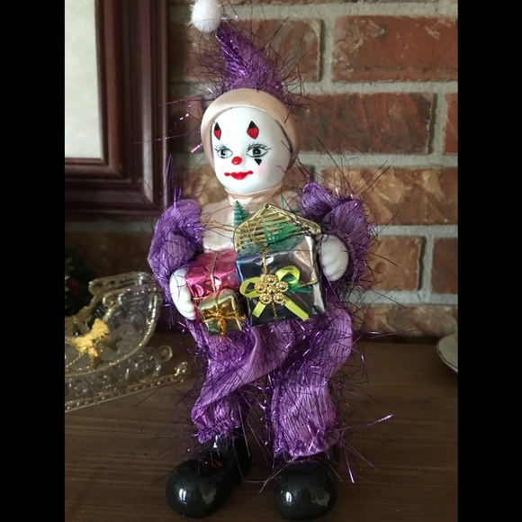 Rare Vintage Porcelain Birthday Collector Clown - Picture 2 of 9